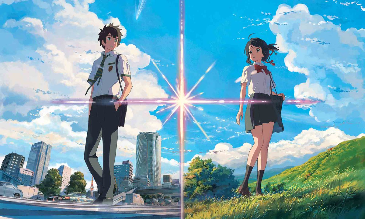 finally watched Your Name and I can only say this: Such and amazing anime!! Good work Makoto Shinkai!! #YourName #makotoshinkai