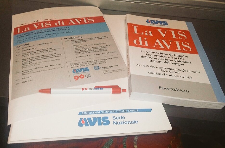 Oggi in Bocconi presentazione de #LaVISdiAVIS sulla valutazione di impatto sociale ed economico nei nostri #90avis