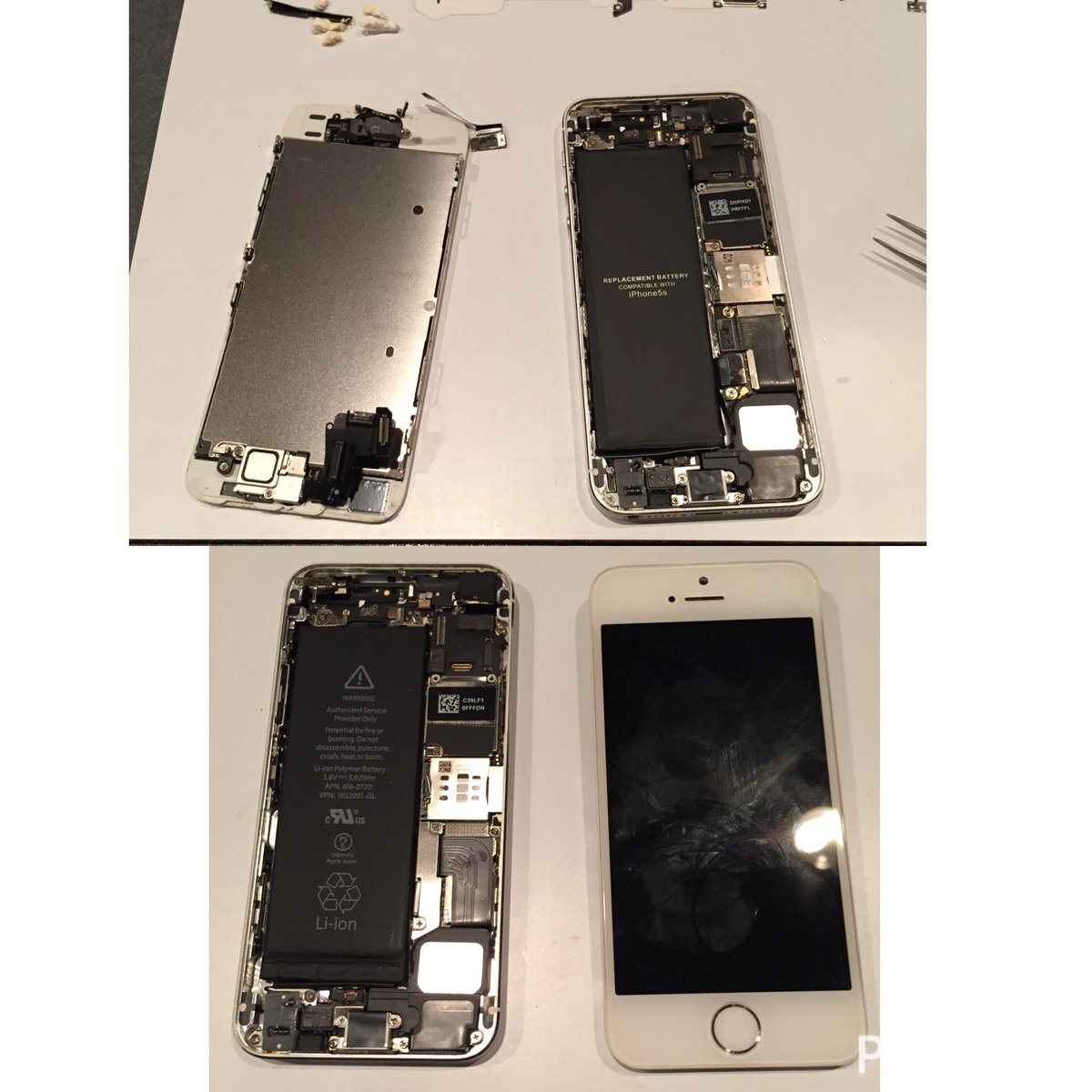 Red8547's tweet photo. #iPhone #battery #change #出張修理 #奈良 #あいりぺ
iphone5sのバッテリー交換です。5s 6のバッテリー交換増えてます。当店は出張修理専門です。出張可能エリア等はあいりぺで検索を！ https://t.co/uefWCWsU0j