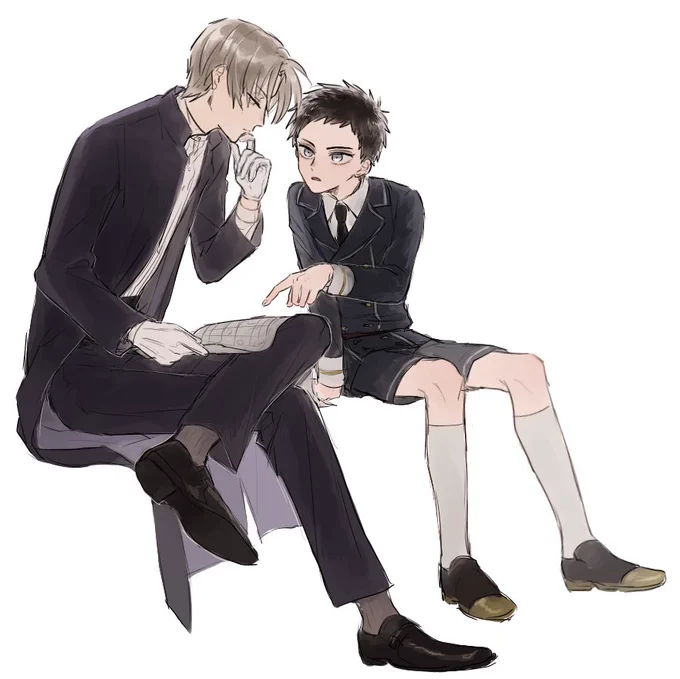 リクエスト:軍議をしている厚藤四郎とへし切長谷部 です。ありがとうございました〜!! 