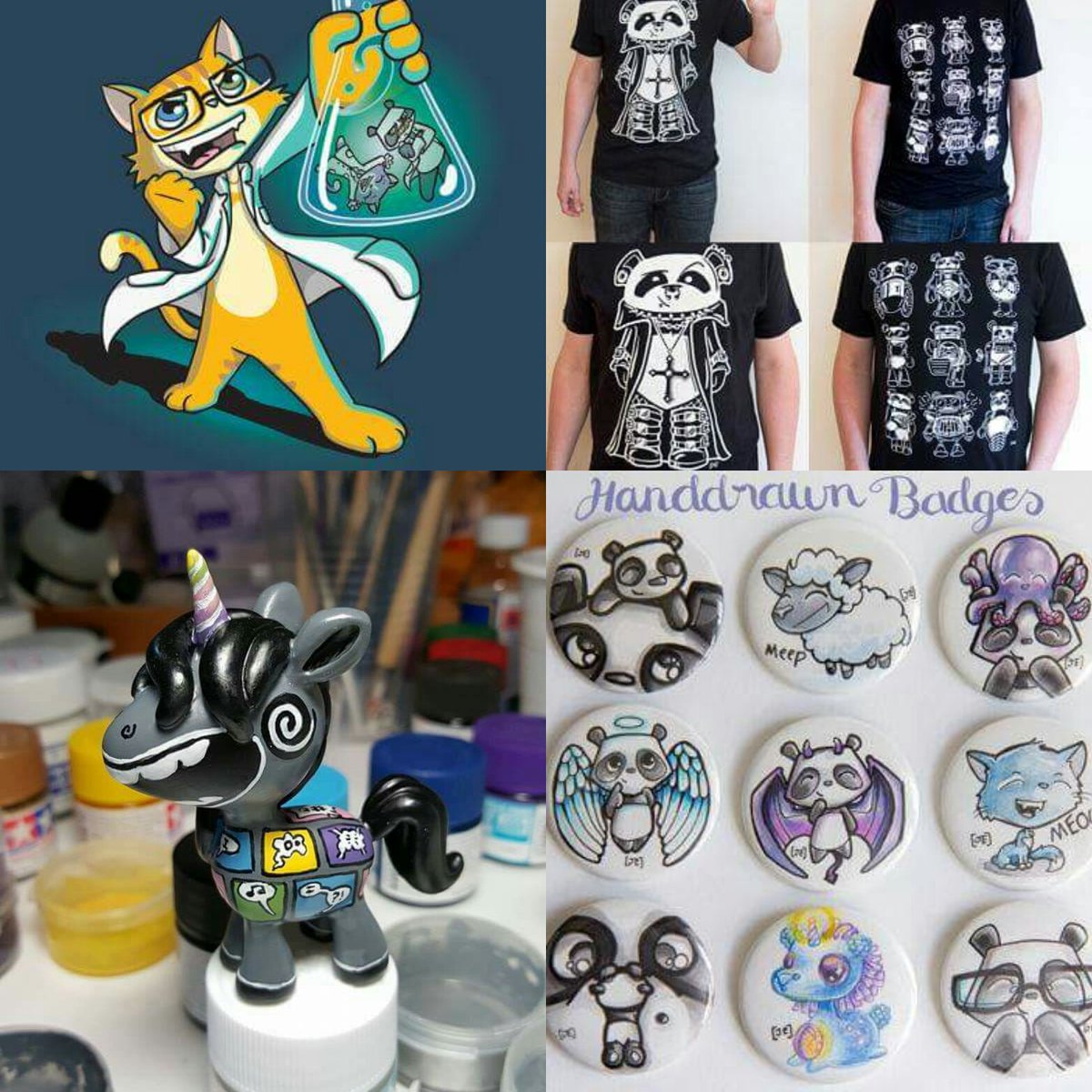 madscicat's tweet photo. We're at #scapesg today with the #StarvingArtistFair with comics, unicorns, t-shirts and more! Check us out! https://t.co/cofzQpdLXn