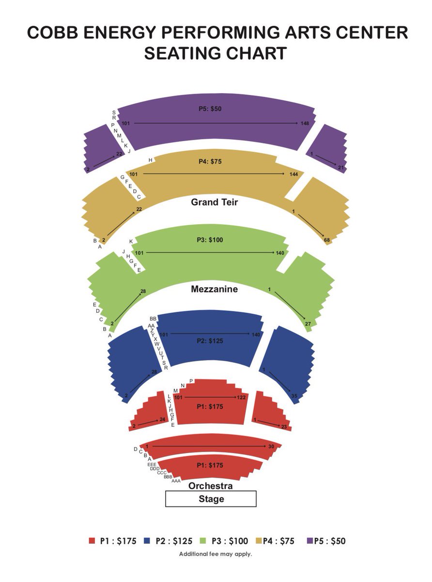 Cobb Performing Arts Center Seating Chart