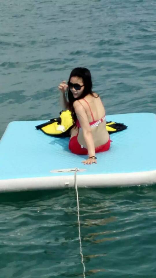 JSBOARD2's tweet image. 1.5m×1.5m Inflatable Floating Platform.
The size,color and logo can be customized.