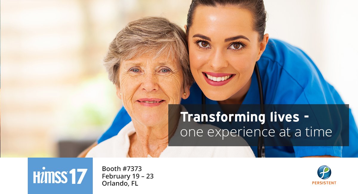 Persistentsys's tweet photo. Transforming patient experiences rapidly through Care Coordination! Meet us @ #himss17, Booth #7373 to learn more https://t.co/3ZRO1PxEac https://t.co/Q33bws3Dec