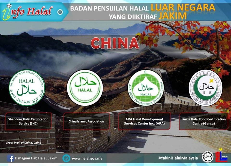 Askfoodtech On Twitter China Logo Halal Yang Diktiraf Jakim