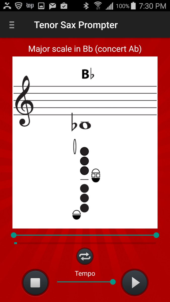NotePrompterApp's tweet image. TENOR SAX Prompter app now available for Android (catching up with iOS!) shows note fingerings while a song plays! bit.ly/2kSyRzc