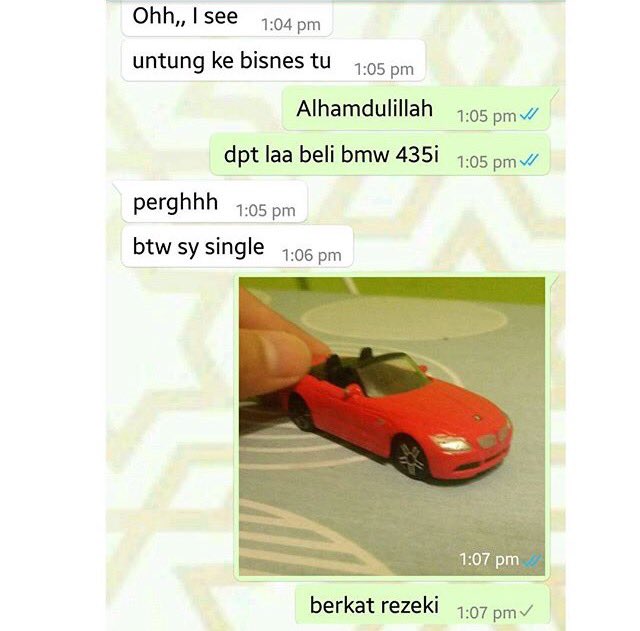 "Btw saya single"