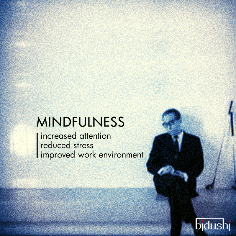 Evidence confirms #mindfulness at work increases attention, reduces stress, and creates a better work environment. #Meditation at work!