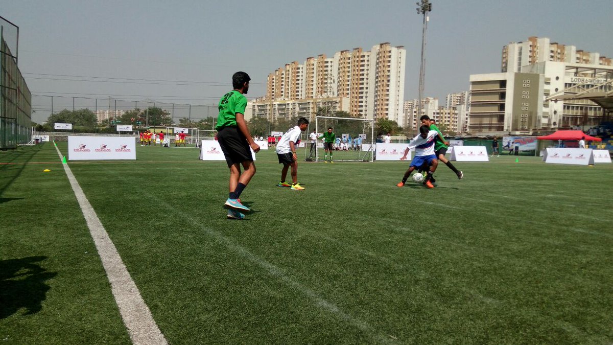 PalavaTheCity's tweet photo. Ideaforge Technologies Pvt. Ltd. vs TCS A in action!
#PCC2017 #PalavaWeekend https://t.co/UjFicWfFOH