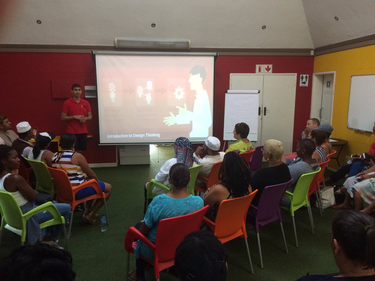 ArjunDurr1's tweet photo. At RLabs withMarlon Parker for our second day of the Ashoka SA Learning Journey #AfricaYouthFwd #changemakerjourney https://t.co/qrzsdOsns5