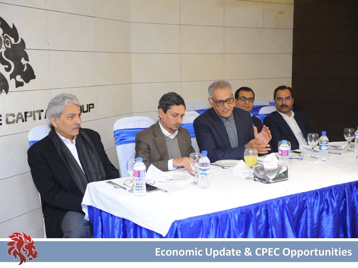 KnightsbridgeCG's tweet photo. 1/5....Knightsbridge Capital Group hosted a session on “#Economic Update &amp; #CPEC Opportunities” on 4th Feb’17 at their Corporate Office. https://t.co/hzRN43JB54