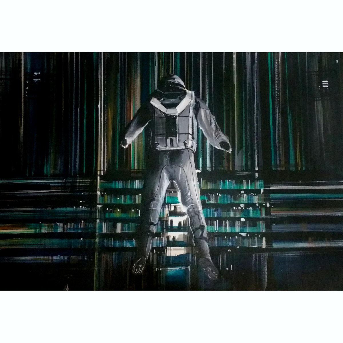 Interstellar hand painted artwork..
#interstellar #RBart