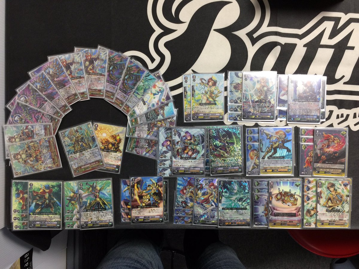 SpringTCG's tweet photo. 本日のヴァンガード「剣牙激闘」発売記念大会優勝は『フルタ』さんでした���おめでとうございます！デッキレシピとコメント頂いたのでご紹介します。「まさかの決まり手ガルモール！」#cfvanguard https://t.co/n8pcLmczbp