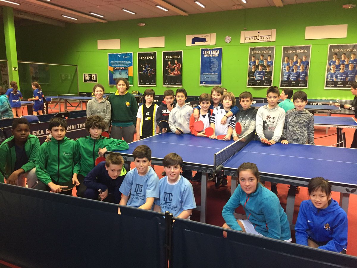 AtleticoSS_tm's tweet photo. ¡Arranca el Campeonato de Gipuzkoa Escolar, con la participación de varios colegios convencidos! ¡Ánimo! #TenisDeMesa #Trabajamos #Promoción https://t.co/UQ8TuXSfnN