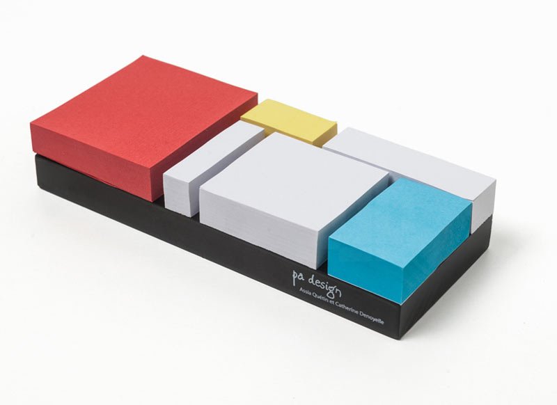 designmilk's tweet photo. Mondrian-Inspired Sticky Notes from PA Design  https://t.co/jrSQOZcVT9 #fromthearchives https://t.co/AkU9oeb0Oq