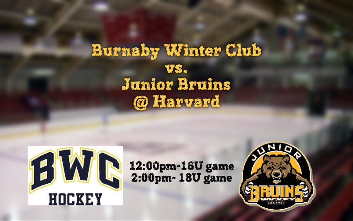 It’s a double dip at Harvard today as the B’s host the boys from Vancouver. Teams play again tomorrow at Boston College