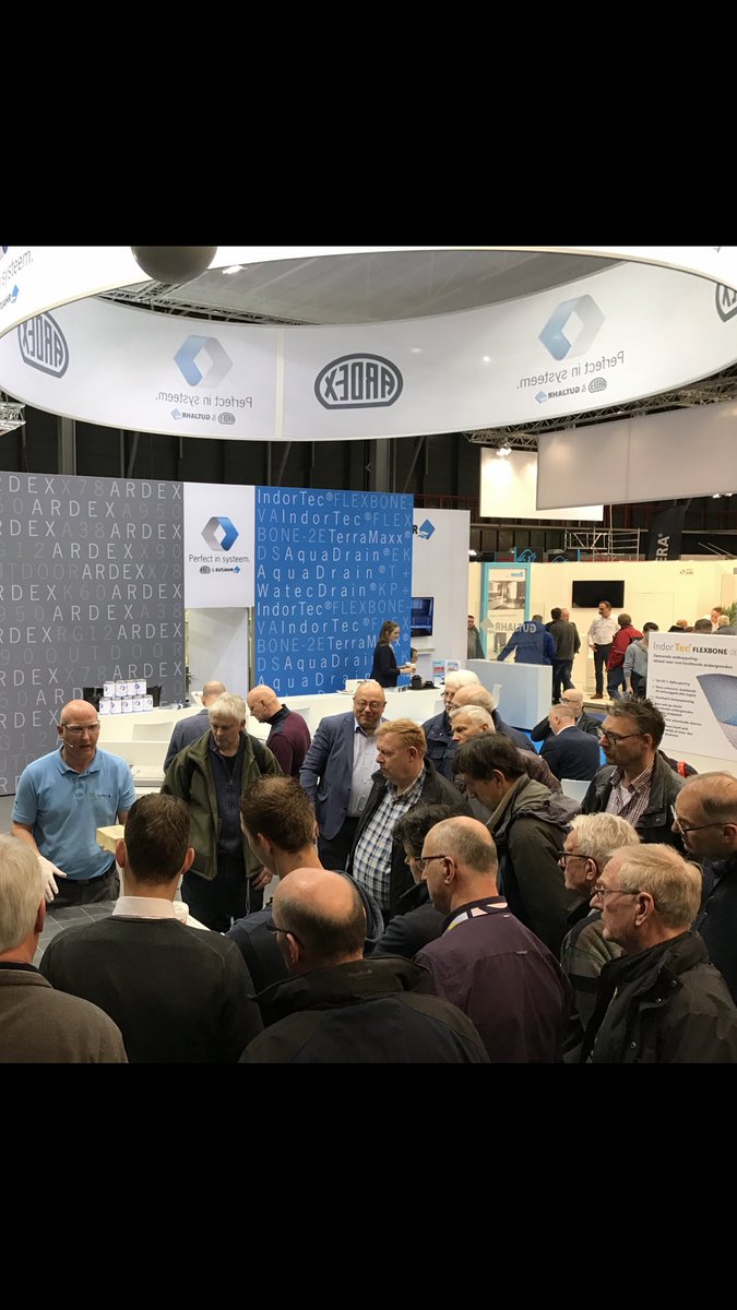 Team ARDEX bedankt alle bezoekers van de BOUWBEURS voor hun interesse in onze innovaties.