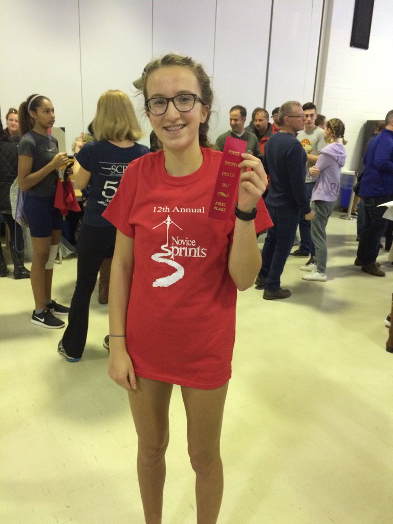 MmeAngelone's tweet photo. Congrats Olivia! 1st place at DM sprints! #simcoe #rowing #aviron #goredcoats https://t.co/iSXLPNQ0i7
