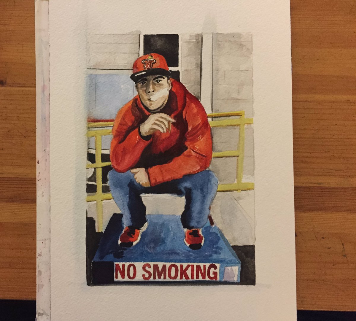 art_koi's tweet photo. Completed watercolor https://t.co/IkCMACA6sD