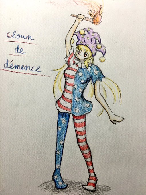 狂気のピエロ #深夜の真剣お絵描き60分一本勝負 