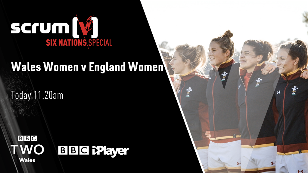 BBCWales's tweet photo. 🏉 #WALvENG Women
📍 Live from Cardiff Arms Park 
🎥 @BBCScrumV  
⌚️ 11.20am
📺 @BBCTwo Wales
💻 https://t.co/3KhqdJwL5o 
#️⃣ #BBCSixNations https://t.co/ko7D3C5siQ