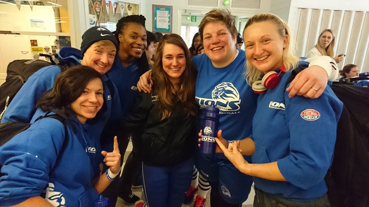 BhamLionsWomen's tweet photo. Wow what a game! Lions win 34-14!!! Many thanks for a great game @WolverinesAF and for supporting the event @SAJLfootball @BAFAOfficial. https://t.co/mdXwoPj6oR