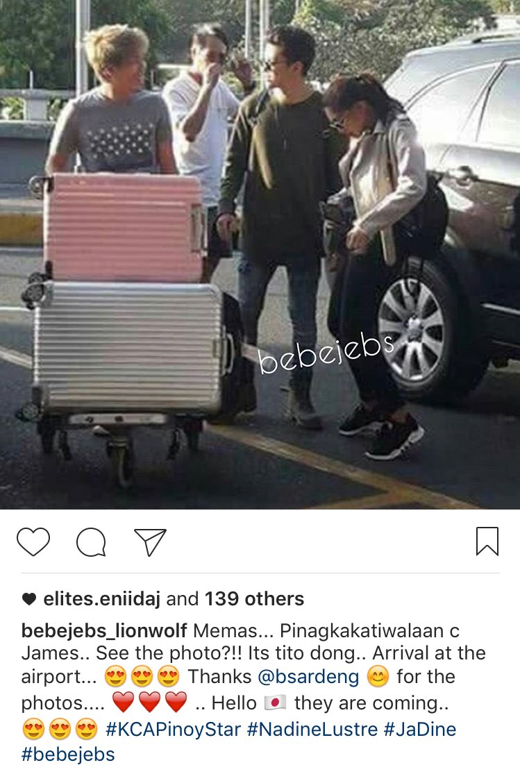 JaDine_Yuppie's tweet photo. Alam nyo na yan Bes 😜

JaDine FirstToAlways
#NadineLustre #KCAPinoyStar https://t.co/hQqYqFePuO