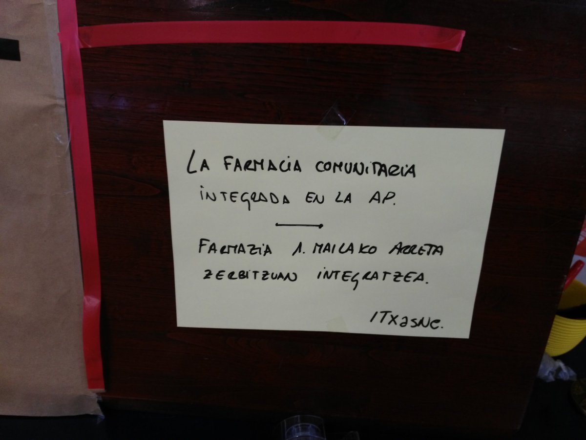 gabilondofarma's tweet photo. Sábado de #ReflexionPrimaria. La #farmacia tb tiene cosas q decir. Creeis q voy a poder convencerles? https://t.co/NonsQt83Lc