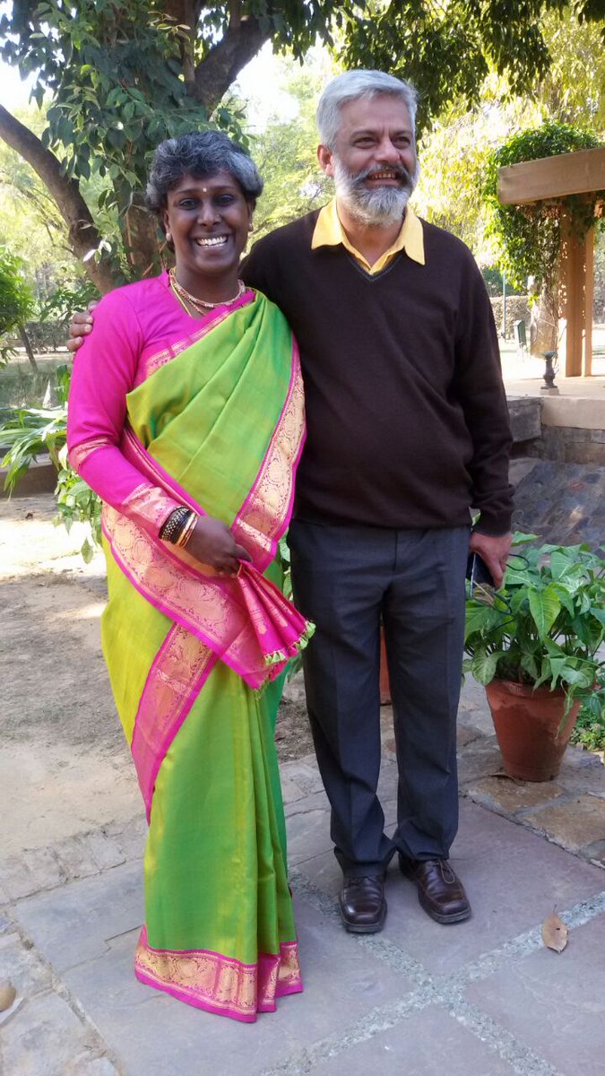 ajitsway's tweet photo. With the legend..Akkai..#changethegame #ashokaindia #ashikafellows #anantlearninganddevelopment https://t.co/SJNTekdDv3