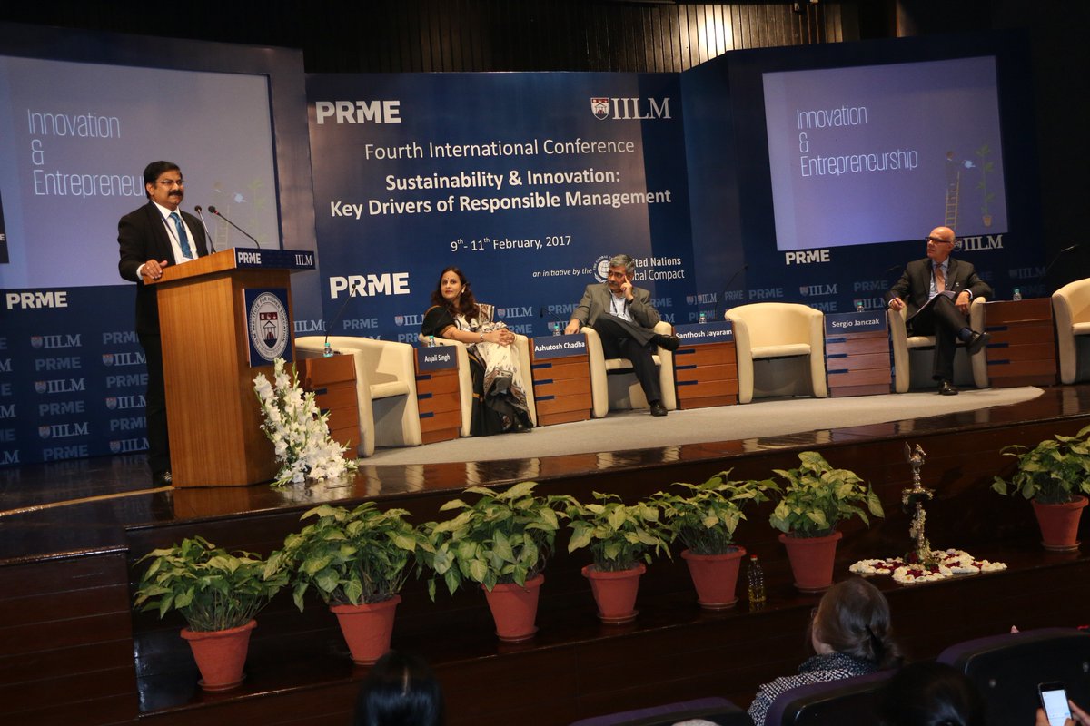 IilmInstitute's tweet photo. Day 2 of #IILMConference through the pictures. An engaging discussion on #CSR initiatives in sync to achieve the #UN17SDGs.  
#PRME2017 https://t.co/DnpOXGq74N