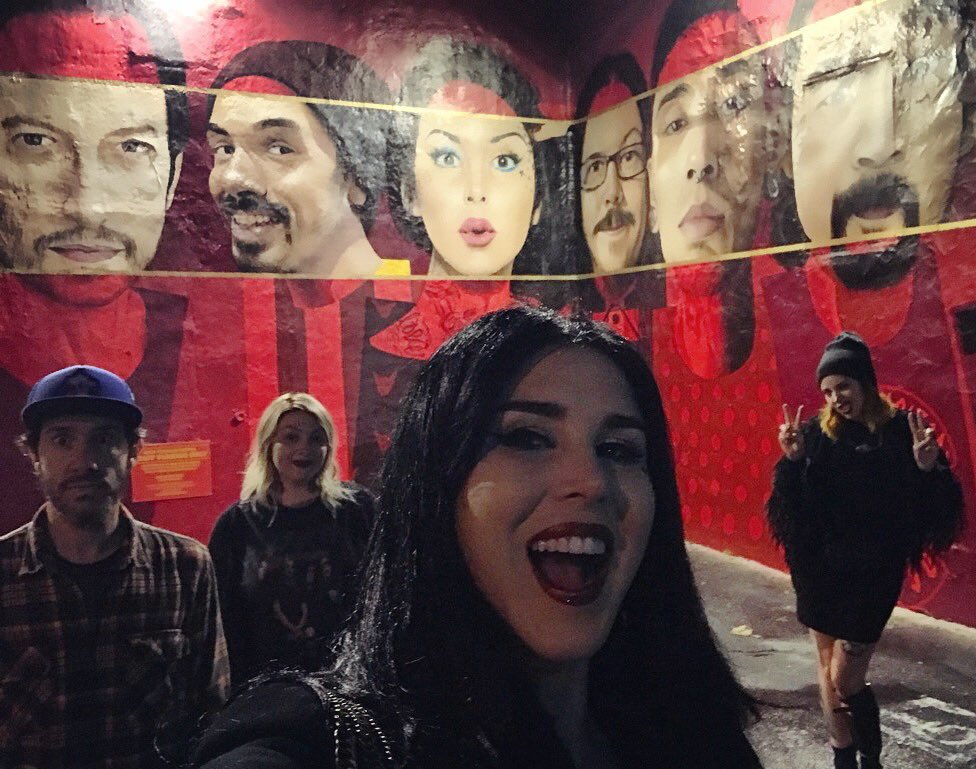 Kat Von D (@thekatvond) on Twitter photo Party at @highvoltagetat with <a href="/ndrewStuart/">Andrew Stuart Photos</a> <a href="/IAMLEAH/">Leah Carmichael</a> and <a href="/sstrazzere/">steffanie strazzere</a> ❤⚡️ Party at @highvoltagetat with <a href="/ndrewStuart/">Andrew Stuart Photos</a> <a href="/IAMLEAH/">Leah Carmichael</a> and <a href="/sstrazzere/">steffanie strazzere</a> ❤⚡️