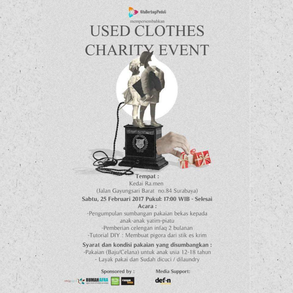 mrs_firesand's tweet photo. #surabaya
#charity 
#usedclothing https://t.co/VGON7PHrgC