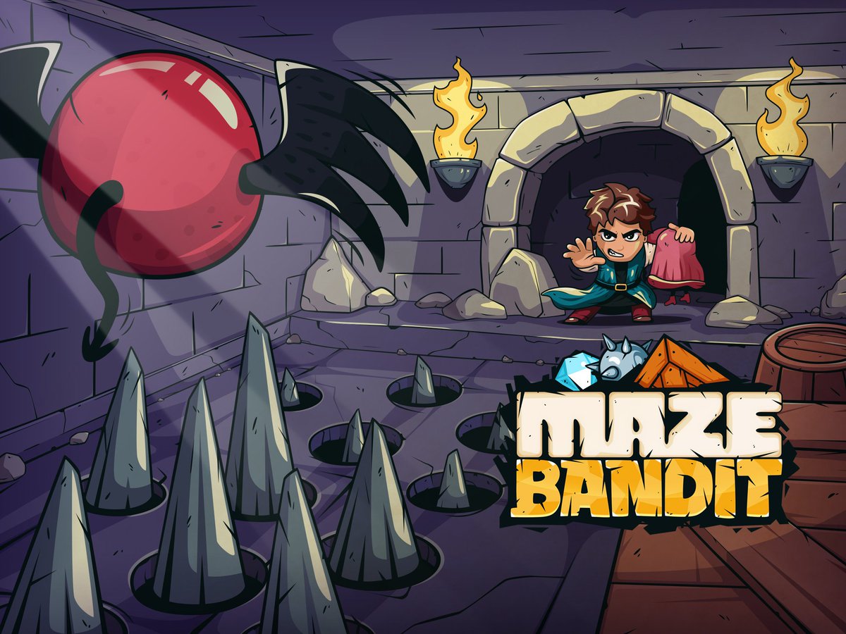 StudioGamestone's tweet image. Our new #mazebandity splash screen #gamedev #screenshotsaturday #indiedev
