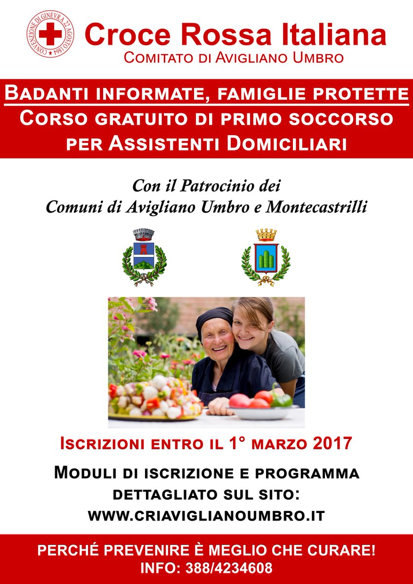 Assistenti Domiciliari: adozione di comportamenti responsabili circa la propria salute e quella delle Persone che assistono.