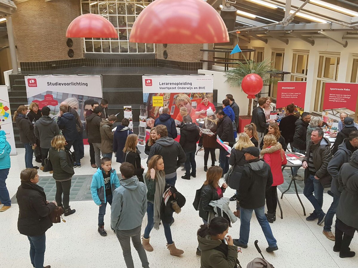 paboHR's tweet image. Er is veel interesse in alle lerarenopleidingen (pabo/vo) op de open dag. Kom je ook? We zijn er tot 14:00.  #pabohr #opendagHR @hsrotterdam