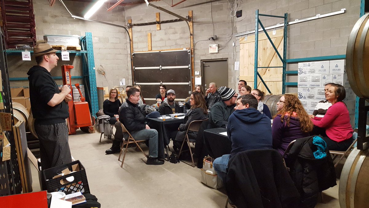 beer &amp; choc pairing with <a href="/HabitualChoklat/">Habitual Chocolate</a> last night was fun! thanks for coming out to <a href="/forkedriverbrew/">Forked River Brewing Company</a>! #ldnont