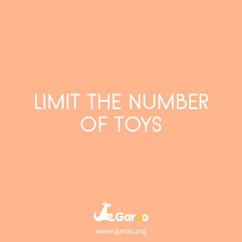 garooapp's tweet photo. Children can get overwhelmed when they have too many play choices: limit the number of toys your child is playing with at one time. https://t.co/7K3WA14tUW