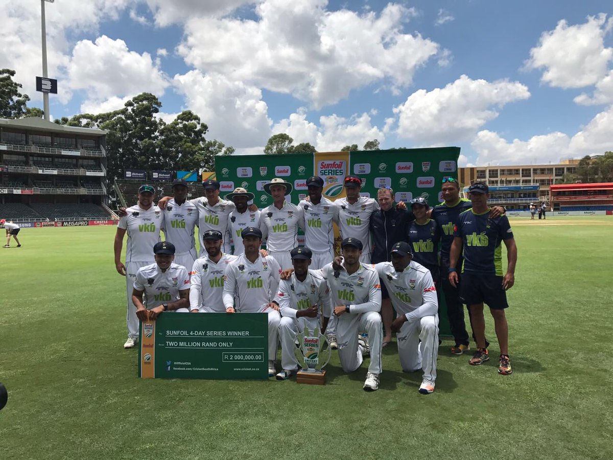 I want to take this oppurtunity to thank <a href="/BiogenSA/">Biogen</a> &amp; @B_Fairweather for continued support!We <a href="/KnightsCricket/">Knights</a> &amp; <a href="/SPC_ZA/">SPC</a> are honored!