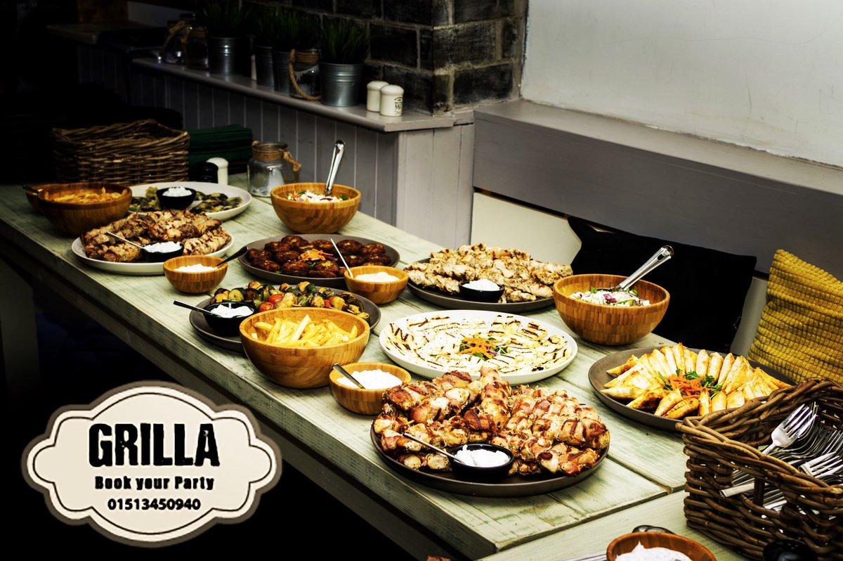 Do your parties at Grilla 🍖