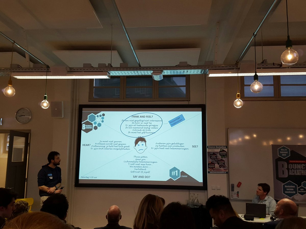 Pitch Roosendaal "van eenzaam naar Samen#1": app #slack biedt oplossing. Welke wijk wil de pilot starten? #bouncebackathon