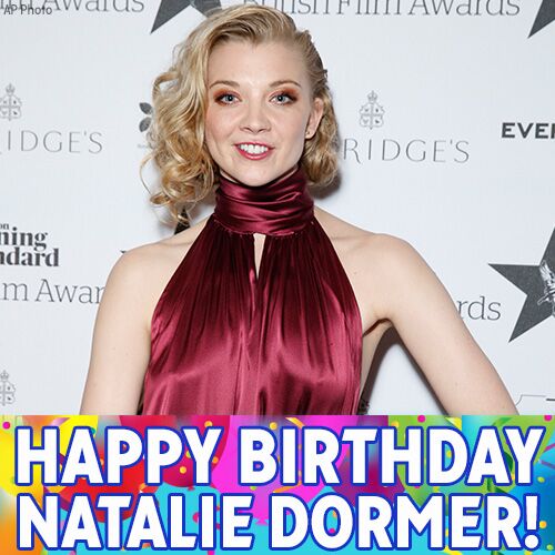 Happy Birthday to \"Game of Thrones\" star Natalie Dormer! 