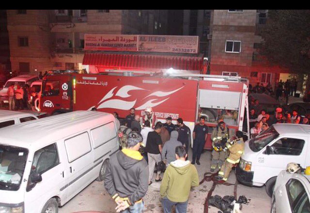 «الإطفاء» أخلت 120 شخصا بعد اندلاع حريق عمارة في «الجليب» فجرا