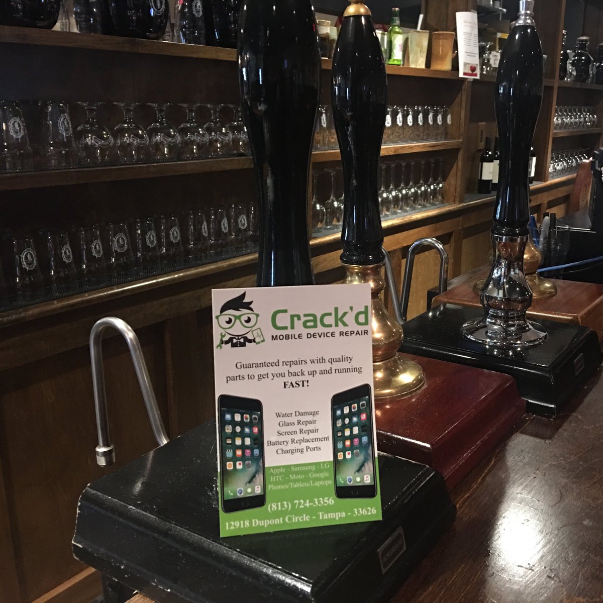 CrackdMobile's tweet image. #PhoneRepair works up quite a thirst, after work we like to visit our friends @WildRoverBrew #ShopLocal #SmallBusiness