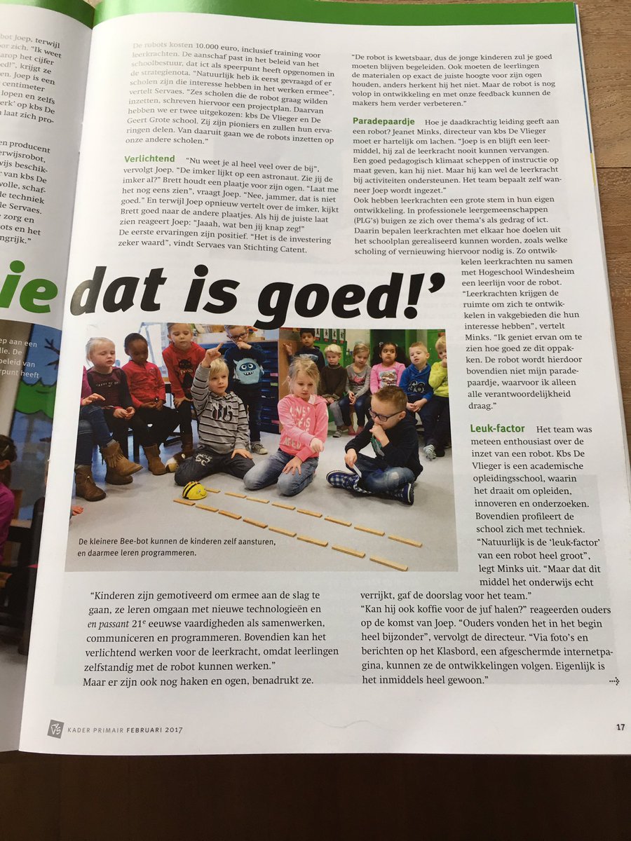 KBSDeVlieger24's tweet image. Vermeld in #kaderprimair @schoolleider #onderwijsrobot