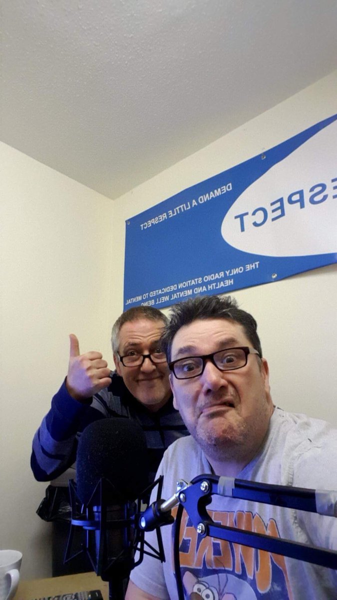 respect_radio's tweet photo. Chris and tony on air last night #radioingitup #mentalhealth #chat #mentalhealthchat #helpingothers #lifegoals https://t.co/TW7ybTz9xS