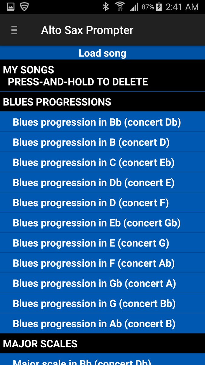 NotePrompterApp's tweet image. ALTO SAX Prompter app now available for Android (catching up with iOS!) shows note fingerings while a song plays! bit.ly/2lAKNEX