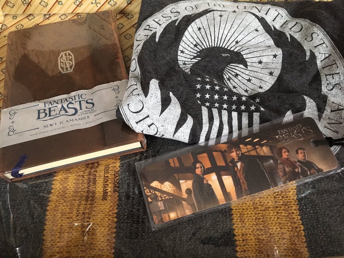 MuggleNet's tweet photo. WIN this @FantasticBeasts suitcase full of merchandise! To enter, quote RT with your favorite line from the film. Ends 2/14, open worldwide! https://t.co/Z5IU0Aq2Ow