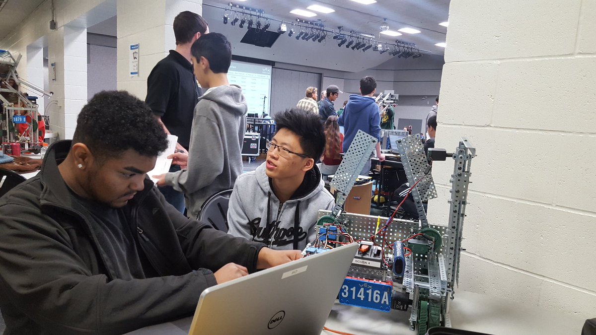 Ready to roll at #finals in Hesperia! #starstruck #vex