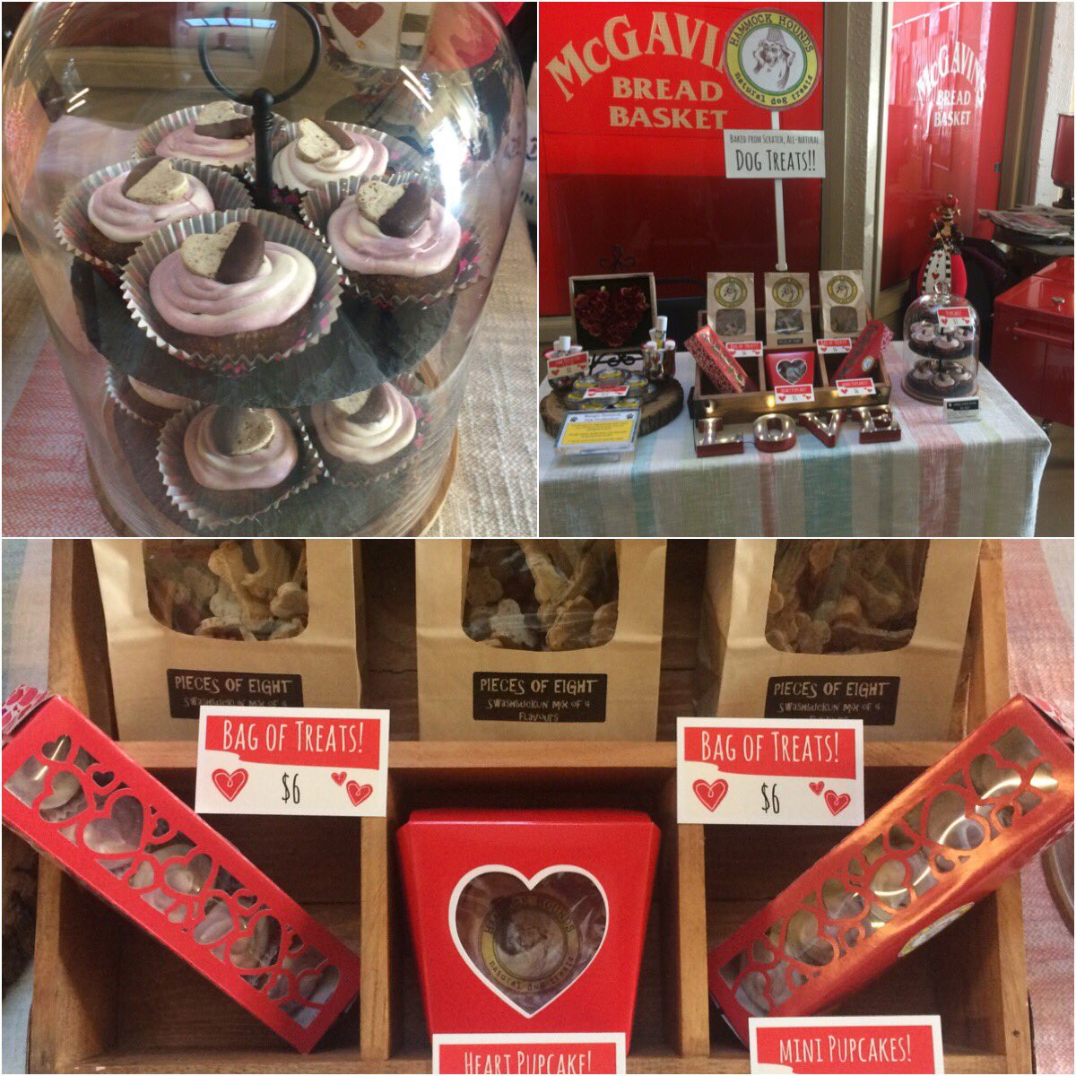 #Yum! We've got #pupcakes &amp; other mouth-watering #dogtreats @ #CanneryMarket from 10-2pm today 💕👅 #penticton #okanagan #buylocal #valentines