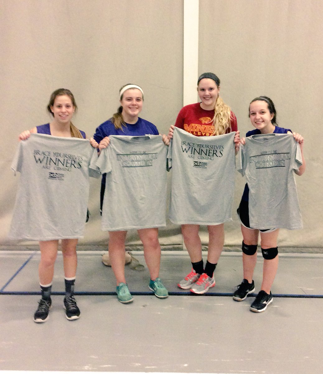 SandTIMA's tweet photo. Congrats to DOL DTV for winning the women's championship in 4v4 volleyball! #MinersDigDeeper https://t.co/mBzfvfXdUT